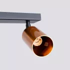 Ceiling lamp WINX 6L black/cooper