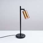 Table lamp WINX black/cooper