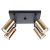 Ceiling lamp WINX 4 black/gold