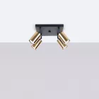 Ceiling lamp WINX 4 black/gold