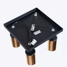 Ceiling lamp WINX 4 black/gold