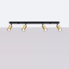 Ceiling lamp WINX 4L black/gold