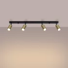 Ceiling lamp WINX 4L black/gold