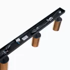 Ceiling lamp WINX 4L black/gold