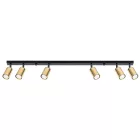 Ceiling lamp WINX 6L black/gold