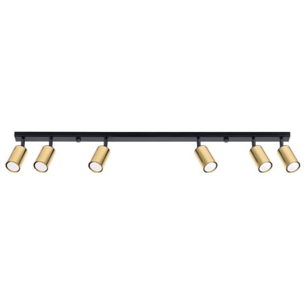 Ceiling lamp WINX 6L black/gold
