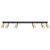 Ceiling lamp WINX 6L black/gold