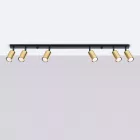 Ceiling lamp WINX 6L black/gold