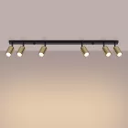 Ceiling lamp WINX 6L black/gold