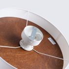 Ceiling lamp TELESTO white/dark brown