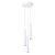 Pendant lamp PRYSM 3P white
