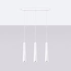 Pendant lamp PRYSM 3L white