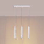 Pendant lamp PRYSM 3L white