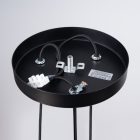 Pendant lamp PRYSM 3P black