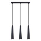 Pendant lamp PRYSM 3L black
