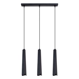 Pendant lamp PRYSM 3L black