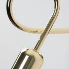 Wall lamp LOOP glossy gold