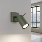 Fali lámpa RING olívazöld