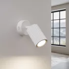 Fali lámpa KARBON fehér kapcsolóval