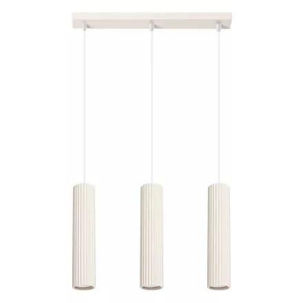 Függőlámpa KARBON 3xGU10/10W/230V krémszínű