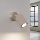 Fali lámpa KARBON taupe kapcsolóval