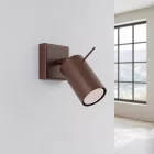Fali lámpa RING barna