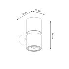 Wall lamp KUKKIA black