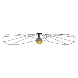 Wall lamp / Ceiling lamp ESKOLA 140 black