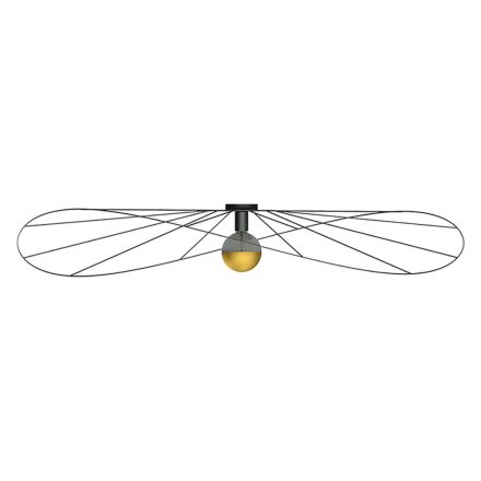 Wall lamp / Ceiling lamp ESKOLA 140 black