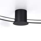 Ceiling lamp RIO 55 black 3000K