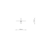 Wall lamp / Ceiling lamp SIRKEL 30 black