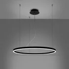 Chandelier ODA 80 black LED 3000K