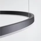 Chandelier ODA 80 black LED 3000K