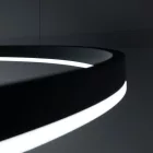 Chandelier ODA 80 black LED 3000K